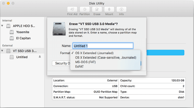 how to format my hard drive as mac nfts