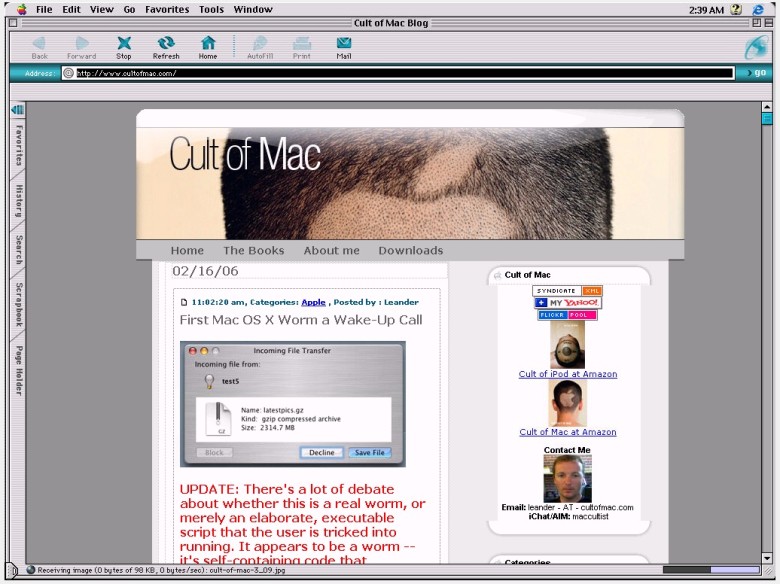netscape navigator for mac osx